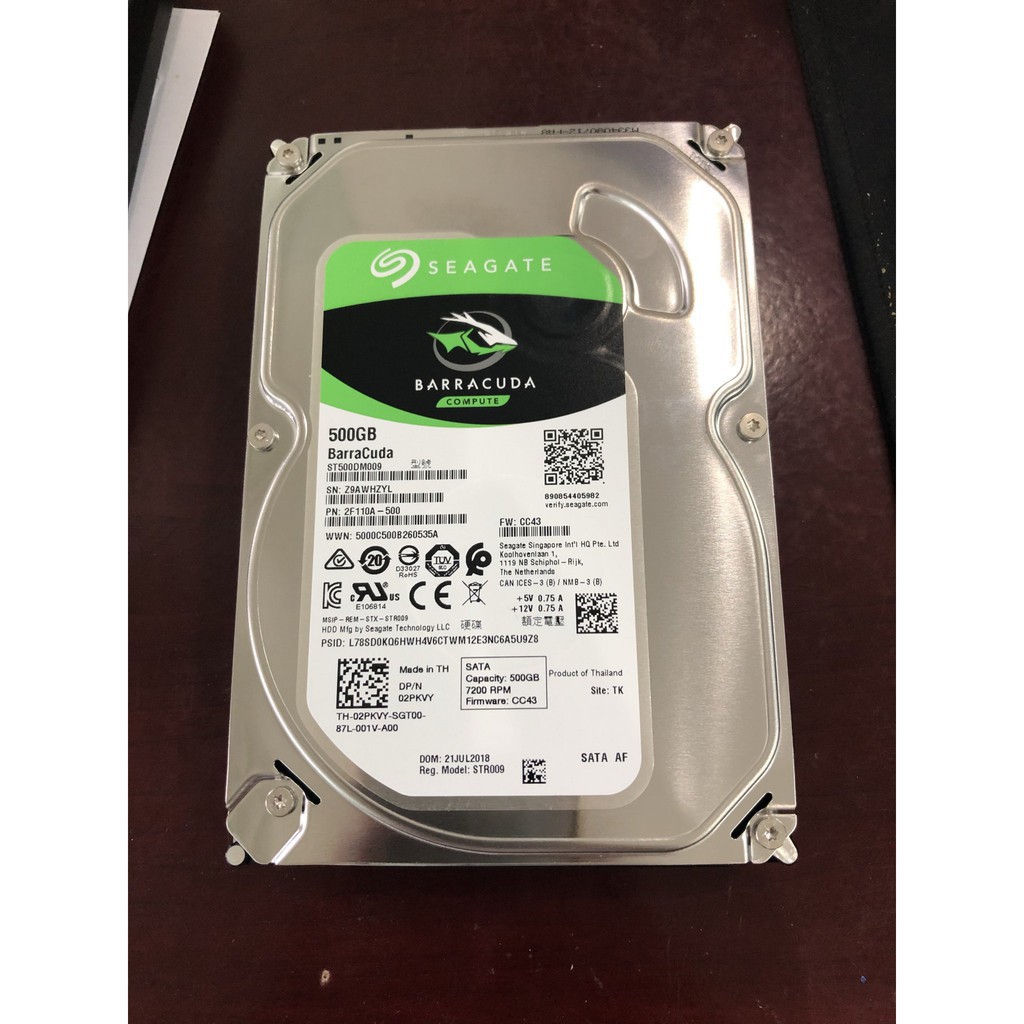 . Ổ cứng HDD Seagate Barracuda 500GB . .