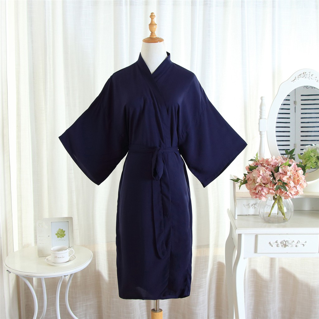 Áo Choàng Ngủ/Tắm Vải cotton Màu Sắc Đơn Giản Thời Trang Cho Nam Nữ