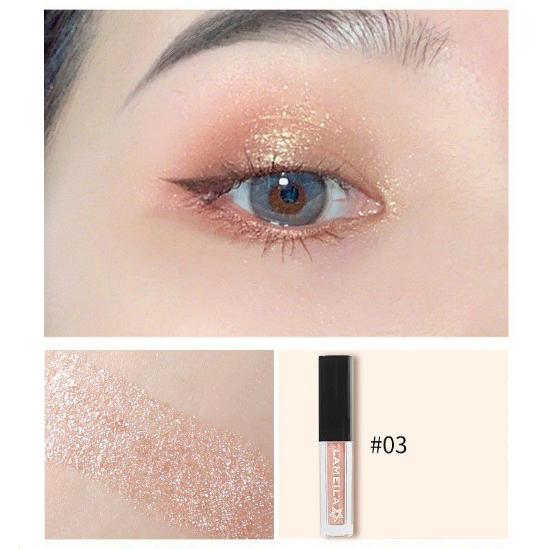 Nhũ mắt Lameila Liquid Eye Shadow 1033,nhũ mắt kim tuyến lấp lánh đẹp,bền màu,lâu trôi,tạo độ sáng lấp lánh cho đôi mắt