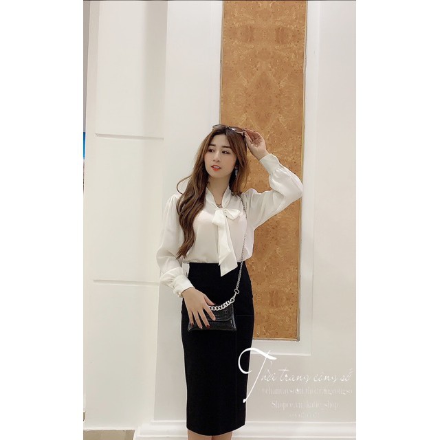 Chân Váy Bút Chì ,Chân Váy Công Sở Xẻ Sau Chất Thun Umi Co Giãn Dài 68cm.