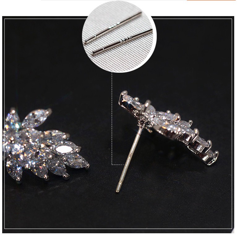 Khuyên Tai Nữ Hình Chiếc Lá Thời Trang