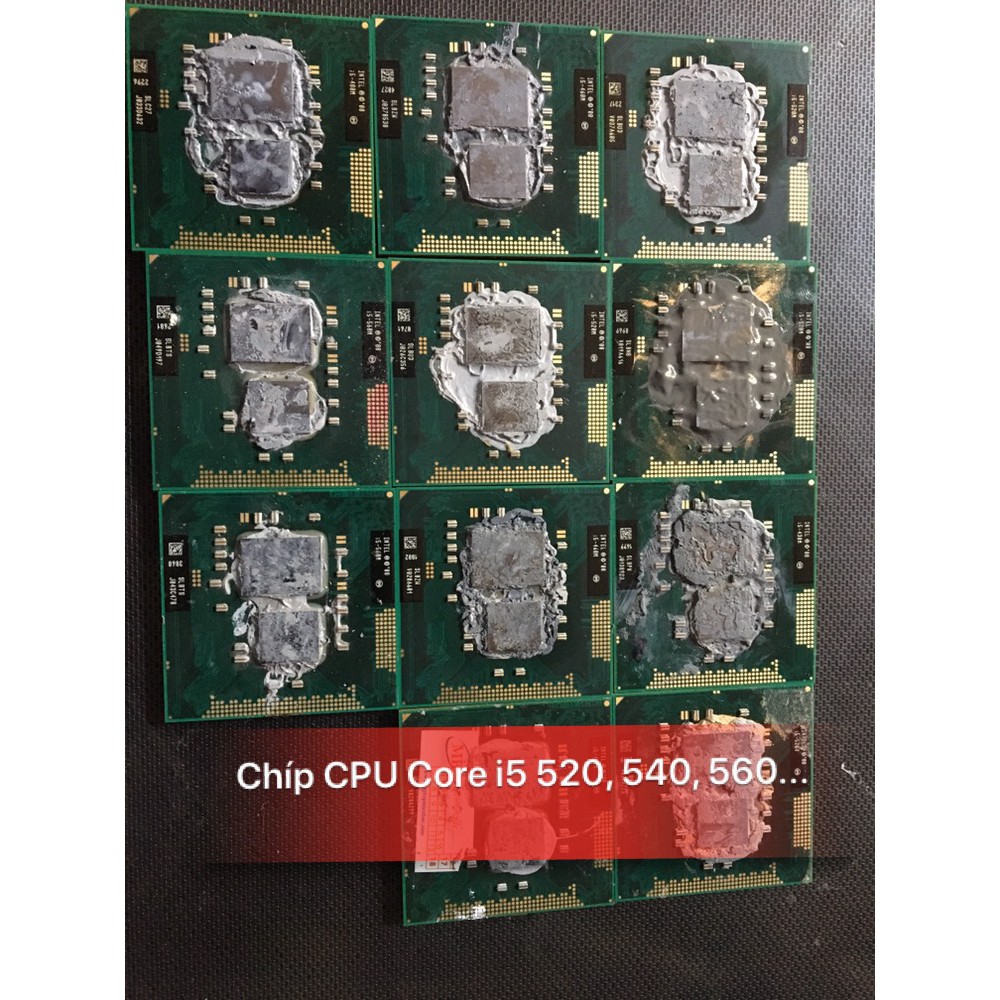 Chíp CPU core i5 3 số 520 540 560..