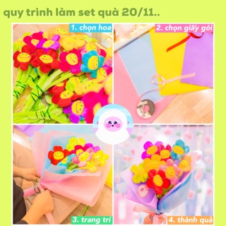 Set Cả Bó Hoa Mặt Cười Lomo Home