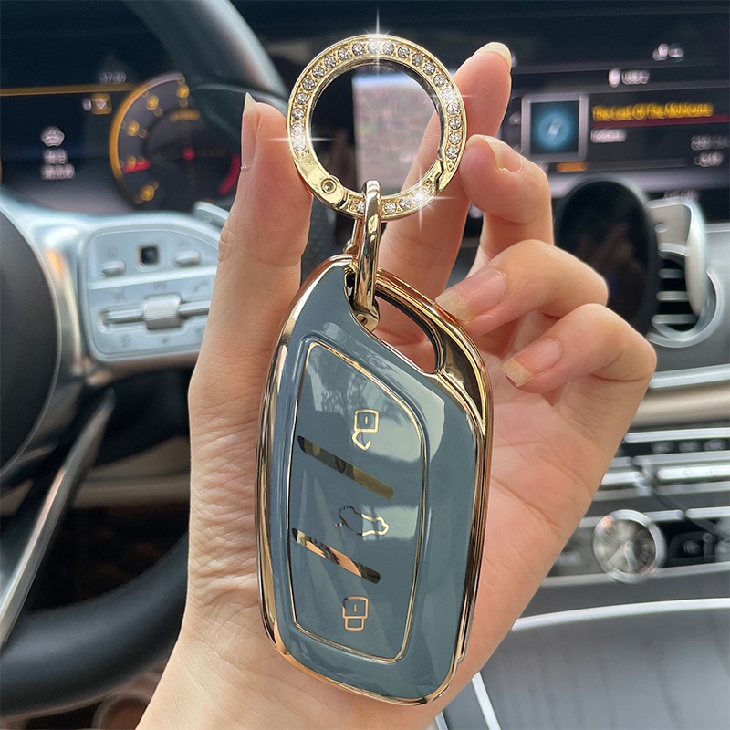 Vỏ Chìa Khóa 3 Nút Cho Xe MG HS EV MG-ZS MG3 MG6