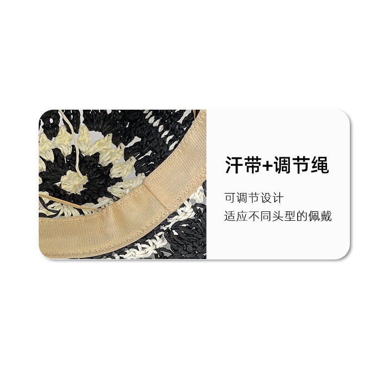 Nón Vành Đan Cói Họa Tiết Hoa Thời Trang Mùa Hè Cho Nữ