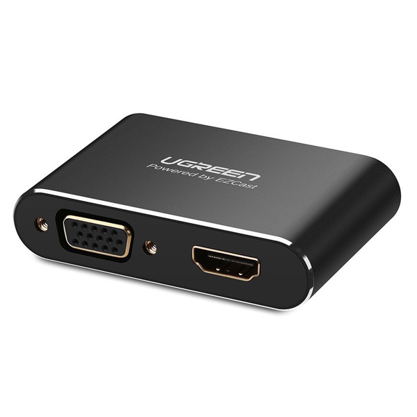 [Mã SKAMA07 giảm 8% đơn 250k]Bộ Chuyển Đổi Ugreen USB Sang HDMI, VGA Audio Có Nguồn Phụ 30963 - Hàng Chính Hãng