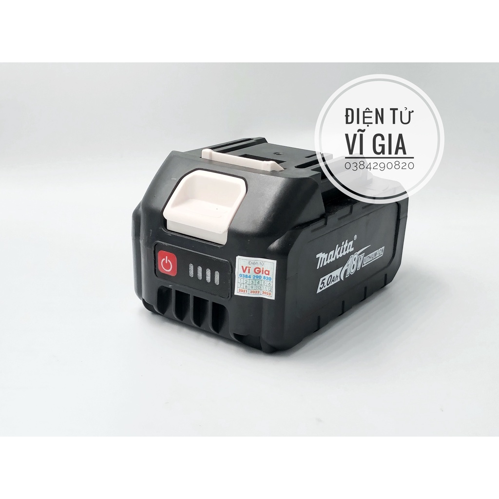 Pin Makita 18V nhận sạc adapter dùng cho máy 2 chân và 3 chân bảo hành 6 tháng