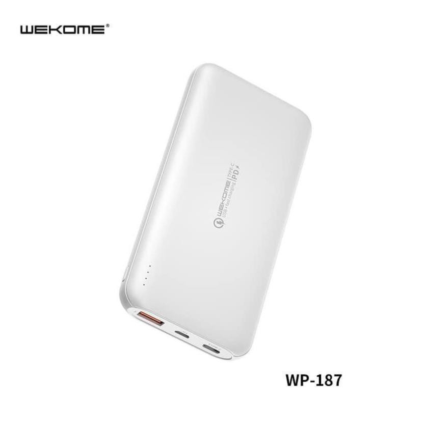 Sạc dự phòng WEKOME 20000mah , kèm sạc nhanh 18W-,WP-189 PB 2021