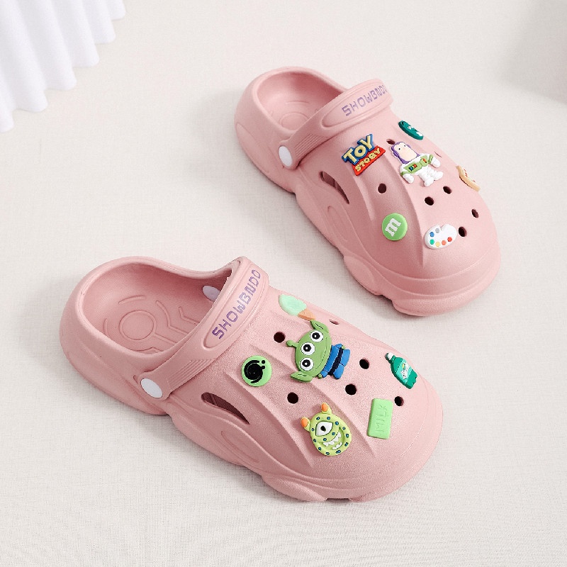 crocs Sticker shoes sticker for cross sandalsDép Crocs Quai Chéo Bằng Eva Chống Trượt Thời Trang Đi Biển Cho Nữ
