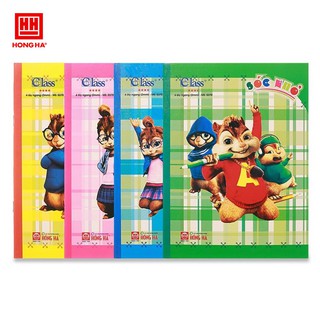 Vở 4 ly ngang Hồng Hà 96 trang Class Sóc nhỏ 0370 (10 quyển)