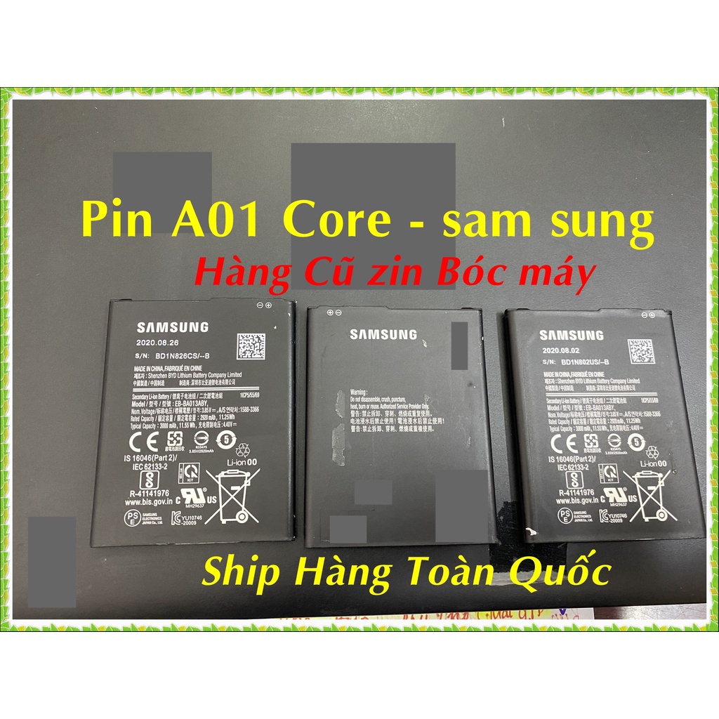 Pin A01 Core Sam Sung