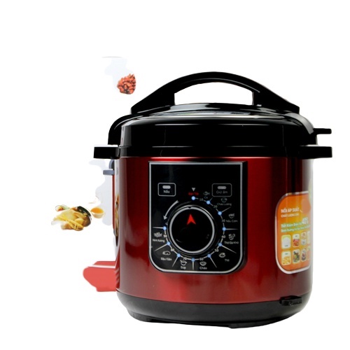 Nồi áp suất điện đa năng JIPLAI-6LIT-1000W-ninh nhanh-hầm nhừ.nấu cơm,tặng xủng hấp cách thuỷ-bảo hành 12 tháng