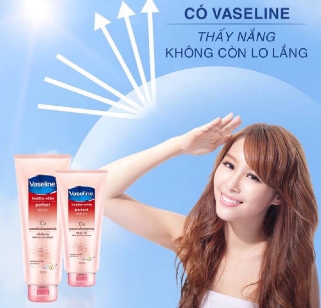 dưỡng thể chống nắng Vaseline Healthy White 50X 320ml