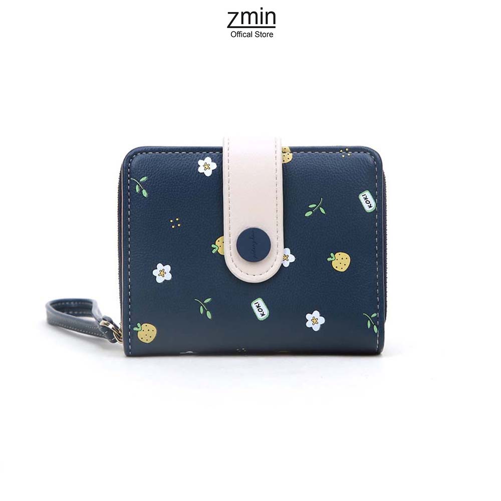 Ví nữ mini cầm tay Zmin, chất liệu da PU cao cấp - V001