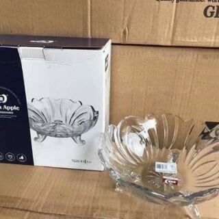 Đĩa thủy tinh 3 chân cực đẹp