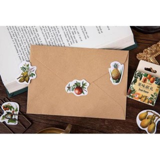 Bộ 45 Sticker Hàn Quốc hình Quả dán trang trí E20