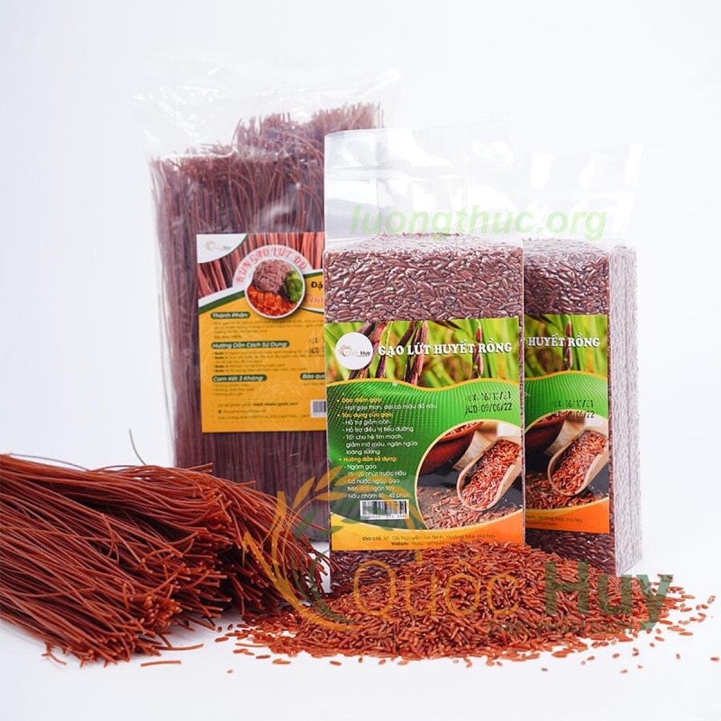Bún gạo lứt đỏ/ Bún gạo lứt đen cao bằng 500gr