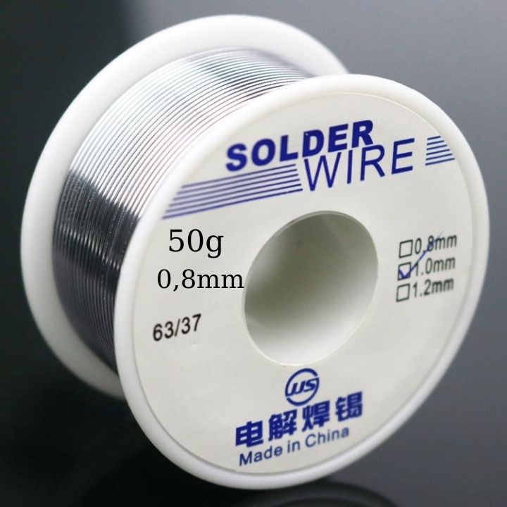 Thiếc hàn SOLDER mối hàn chắc và bóng , cuộn 50g , 100g và 200g