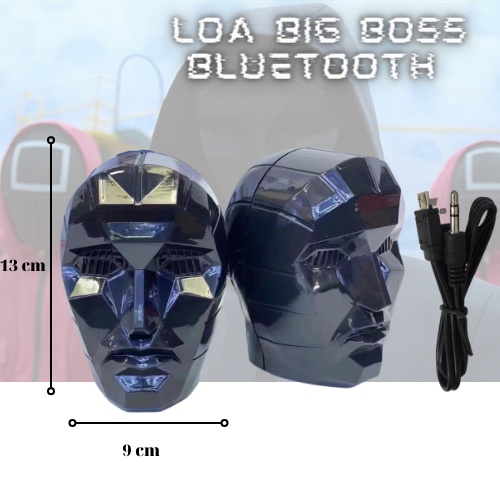 Loa Bluetooth SQUID GAME BIG BOSS siêu hót, loa siêu dễ thương siêu ngầu cầm tay nhỏ gọn, tiện lợi sử dụng