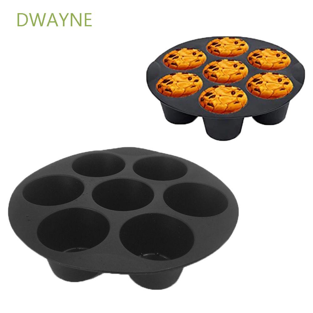 1 Khuôn Làm Bánh Nướng Bằng Silicon Màu Đen Cỡ Lớn An Toàn Diy 7 Sự Kiện