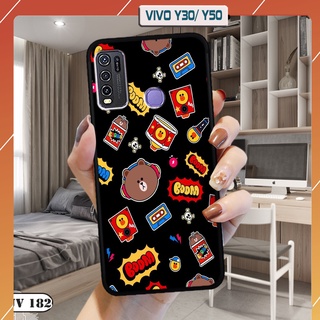 Ốp nhám viền dẻo cho điện thoại Vivo Y30/ Y50