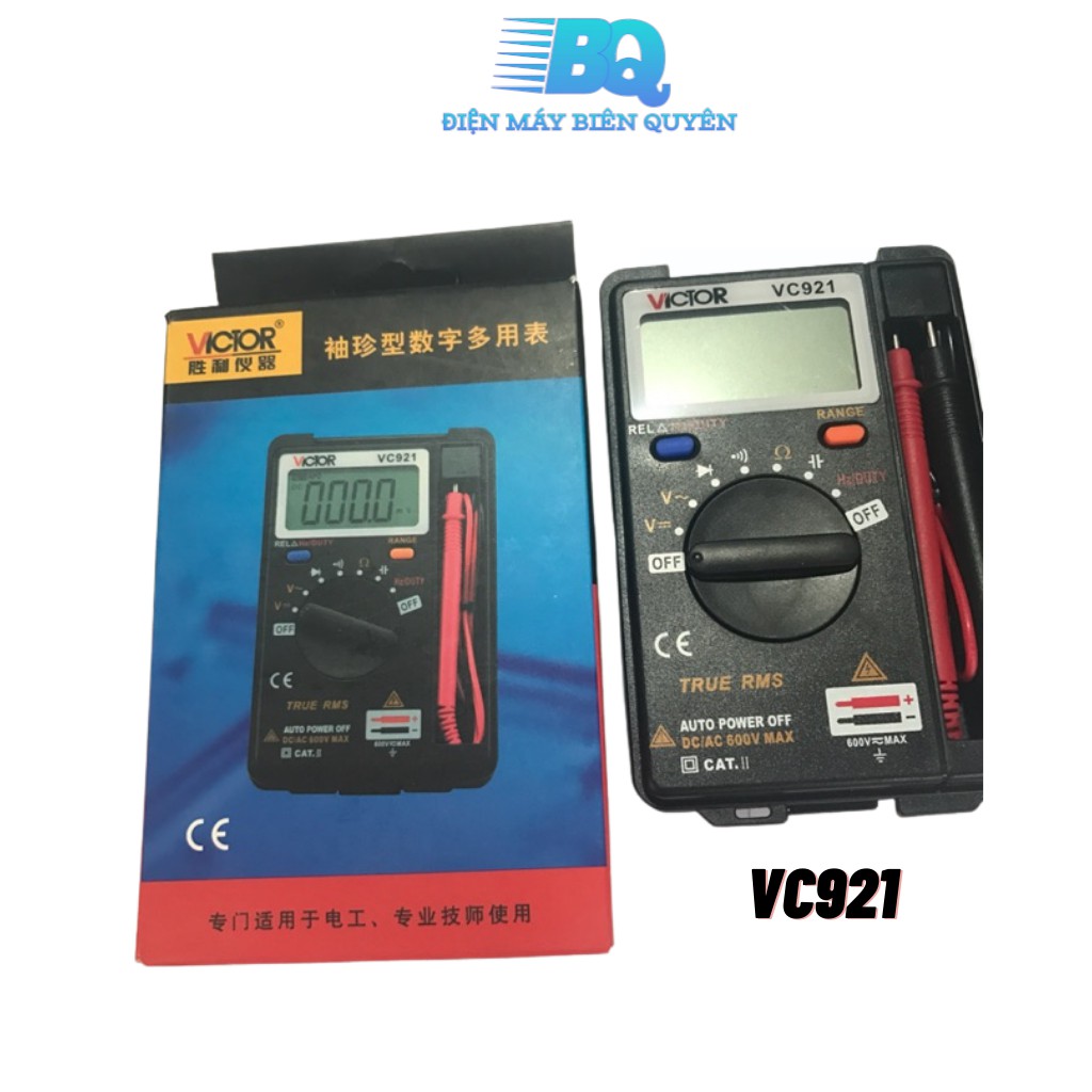 Đồng hồ điện tử số vạn năng Victor VC921 (Chính hãng VICTOR) - Bỏ túi