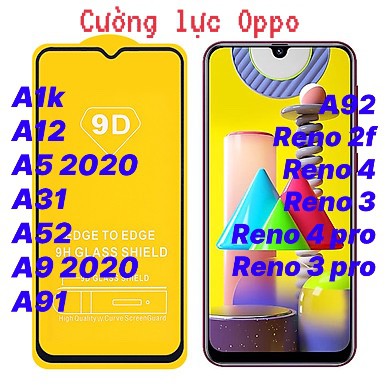 Cường lực full keo Oppo