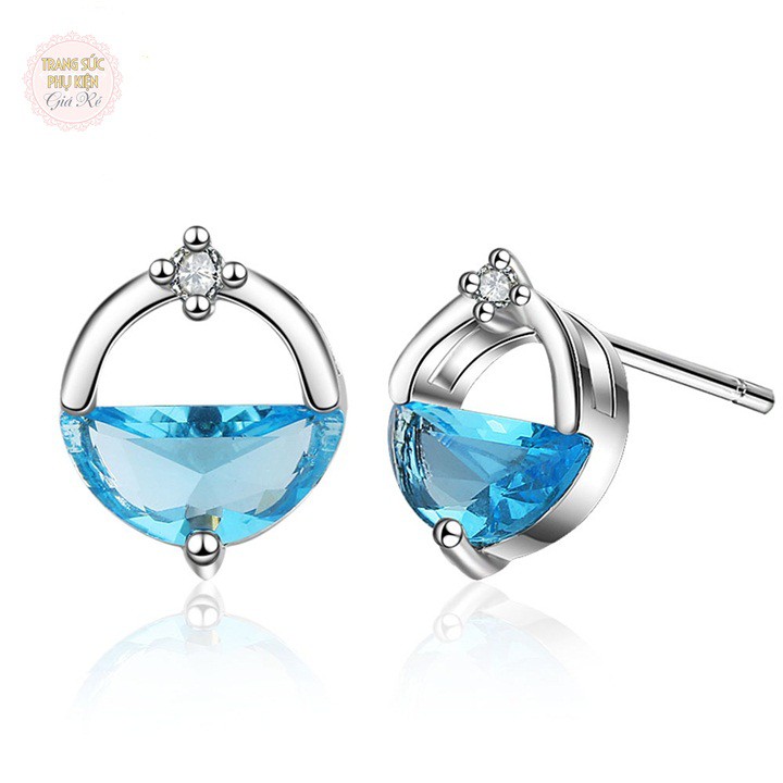 Hoa tai thời trang nữ style Hàn nhỏ xinh, bạc ý S935 - HT232