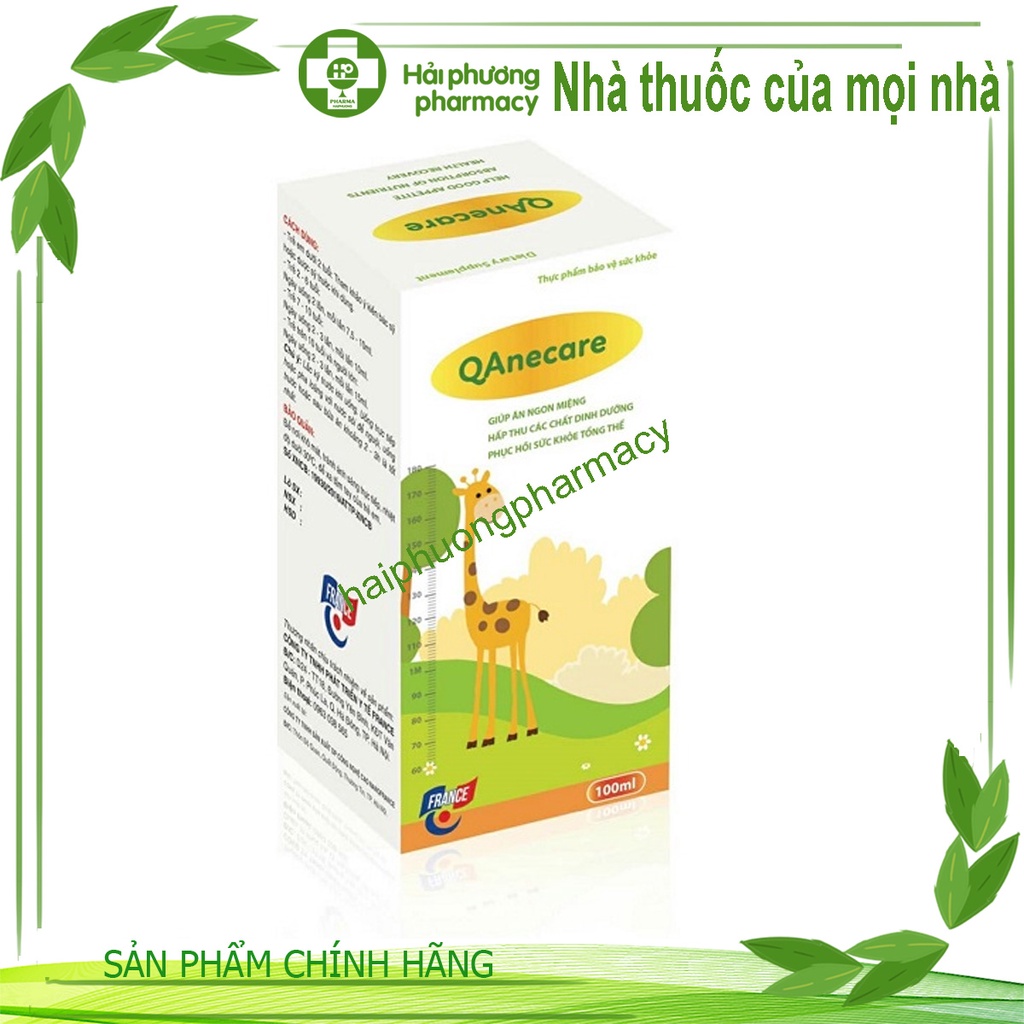 QAnecare 100ml - Bổ sung men vi sinh, kích thích tiêu hóa hiệu quả