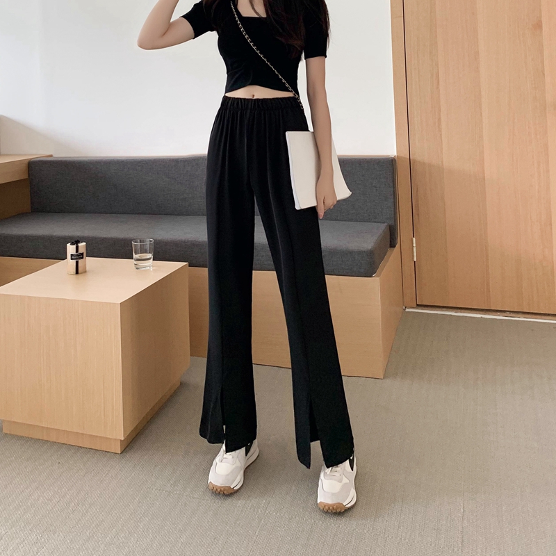 Quần Dài Ống Suông Rộng Co Giãn Thời Trang Hàn Quốc 42623 | BigBuy360 - bigbuy360.vn