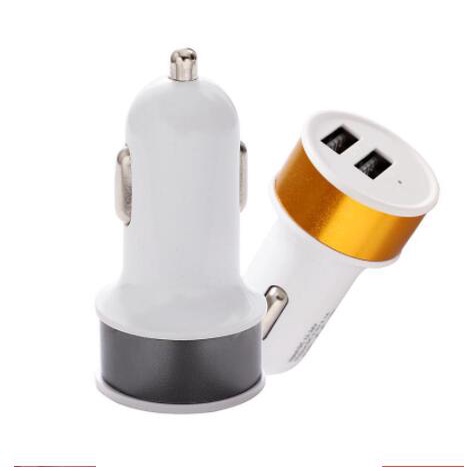 Tẩu Sạc Điện Thoại Hai Cổng USB 2A Thông Minh Thông Dụng Cho Xe Hơi