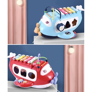 [FREESHIP] Đồ Chơi Đàn Nhạc Máy Bay Đa Năng Kích Thích Phát Triển Trí Thuệ Cho Bé Thông Minh - Bonkids