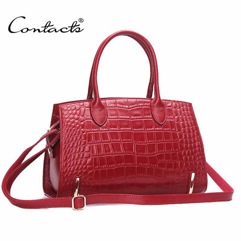 túi thời trang Fashion crocodile pattern leather women s bag, leisure lady portable diagonal bag