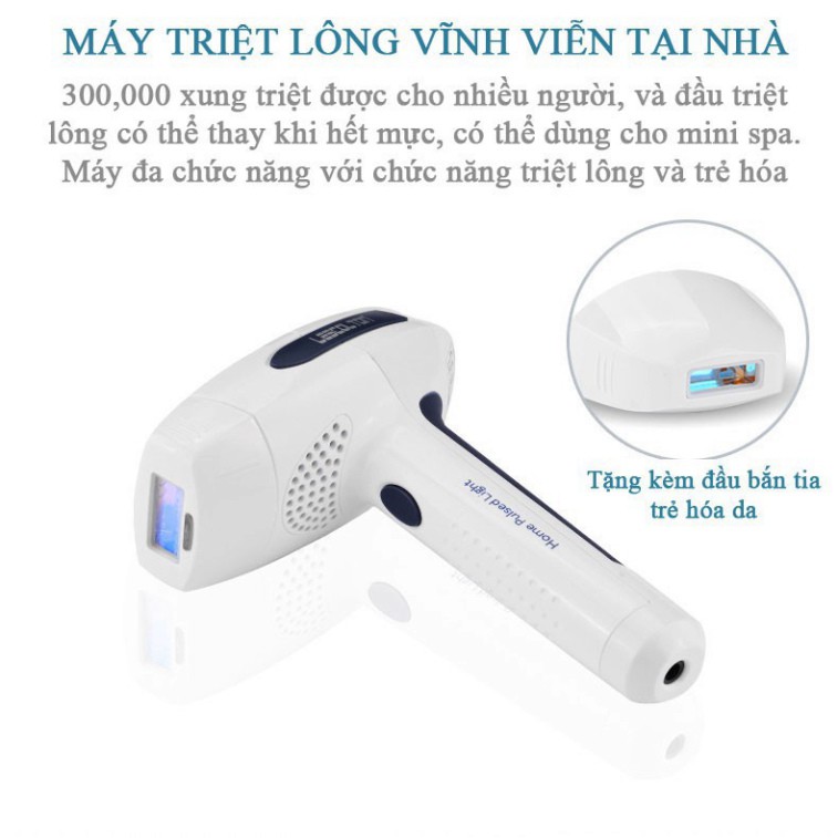 Máy triệt lông trẻ hóa da mini Lescolton Lobe Moky T-006 .