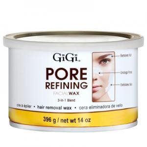 Sáp wax lông mặt "GiGi Pore Refining Facial Wax"(không dùng giấy) (tặng 10 thanh gạt sáp)