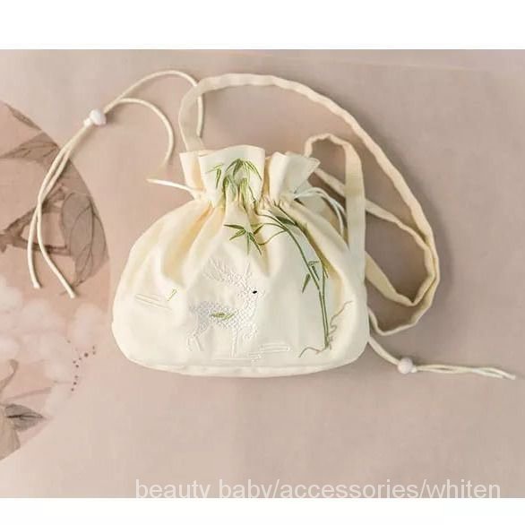 Túi đeo chéo thêu ren thủ công phong cách Trung Hoa cổ điển