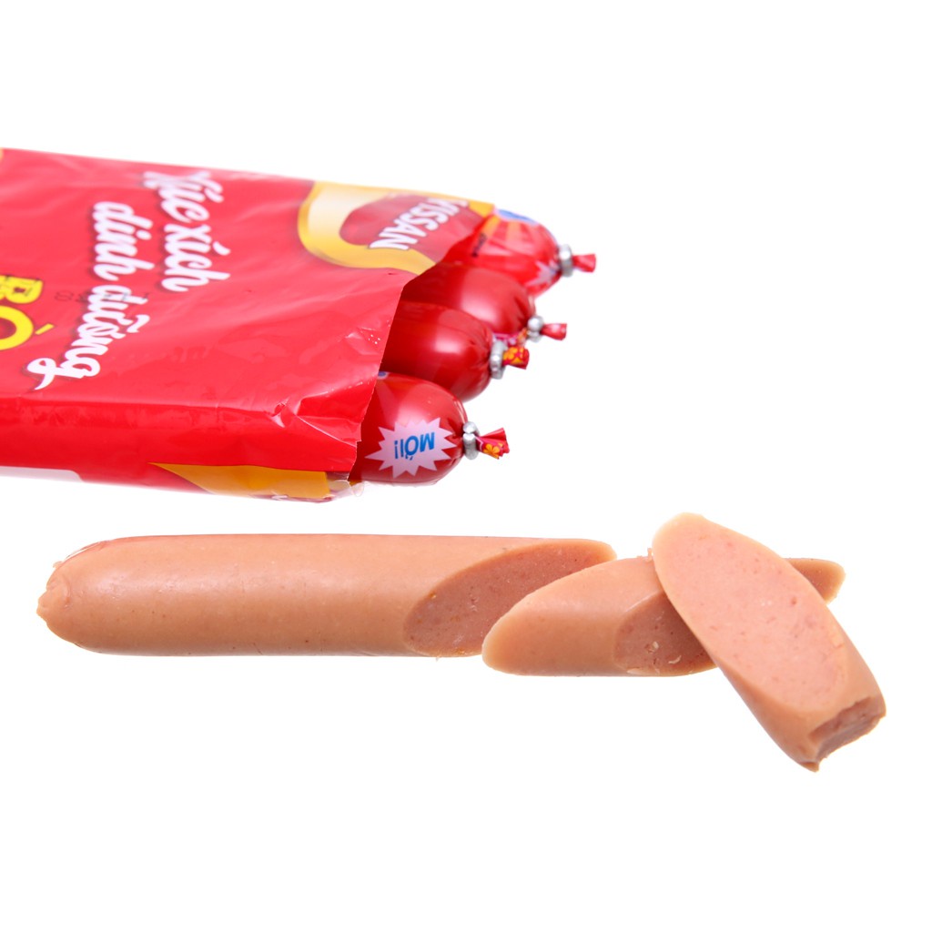 Xúc xích Vissan bông mai gói 5 cái 105g vị heo / bò
