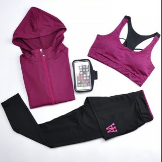 Set đồ tập gym cao cấp 3 món 5 màu