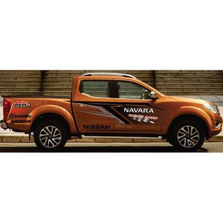 Tem dán sườn xe navara