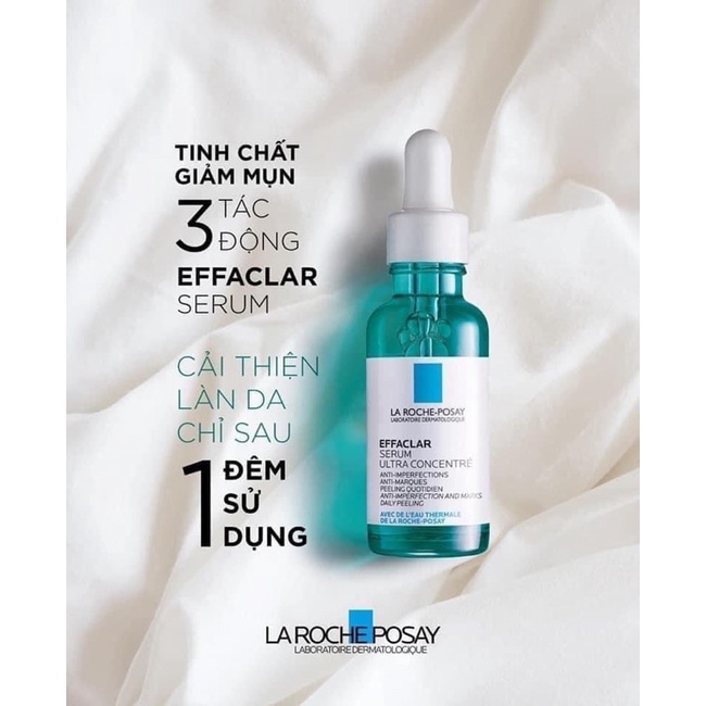 Có sẵn - Tinh chất LA ROCHE-POSAY Effaclar Ultra Concentrated Serum giảm mụn, giảm thâm, se khít lỗ chân lông