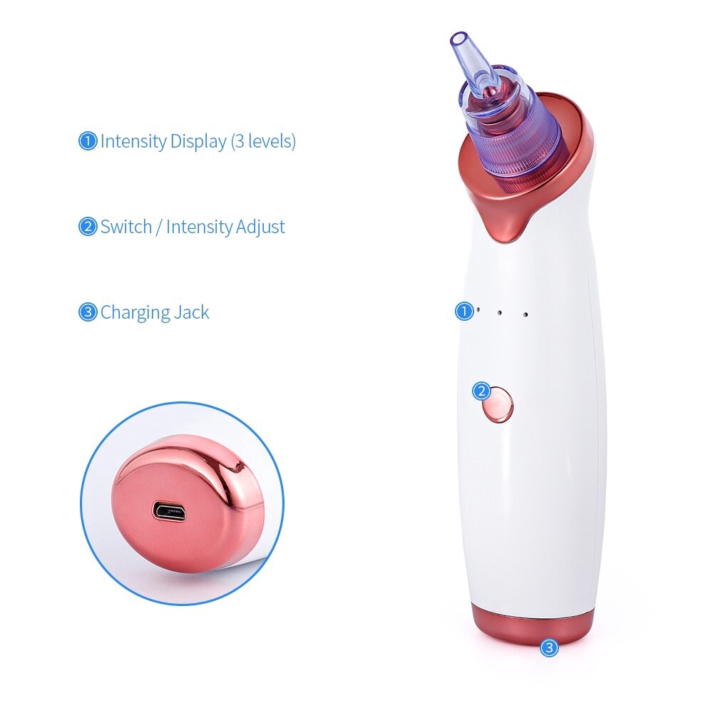 Máy hút mụn đầu đen/mụn trứng cá FOREVERLILY làm sạch da mặt chăm sóc hiệu quả