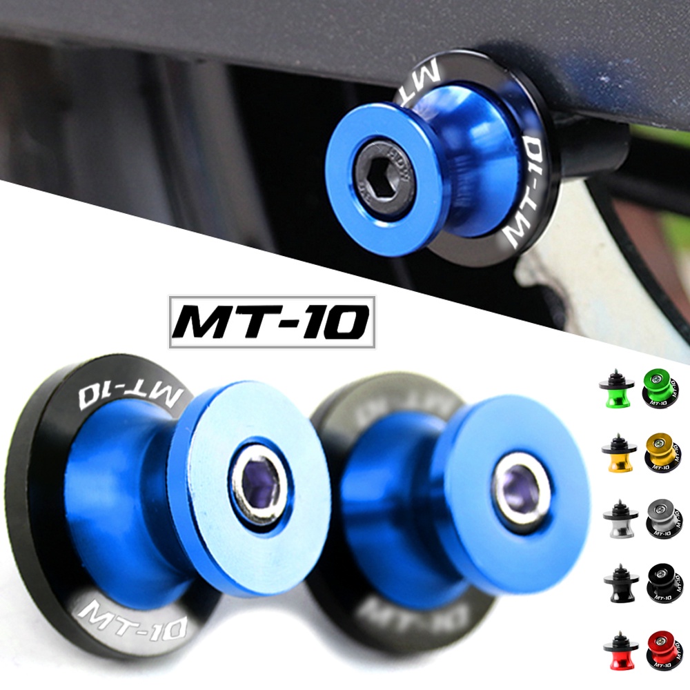 Xe Máy Tay Xoay Thanh Trượt Cuộn MT 10 CNC Đứng Vít 6MM Phụ Kiện CHO YAMAHA MT10 MT-10 2016-2021 202
