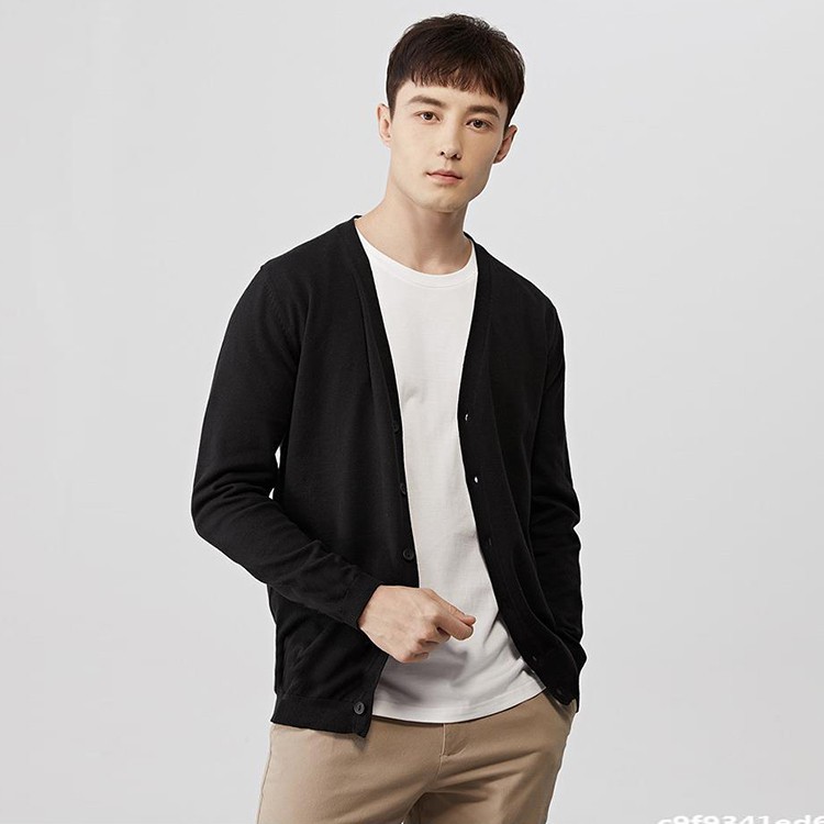 Áo Khoác Cardian Nam Thun Gân Thời Trang KATUSCO A2170, Thun gân mềm, Thoáng mát, Form Slim từ 48-70kg