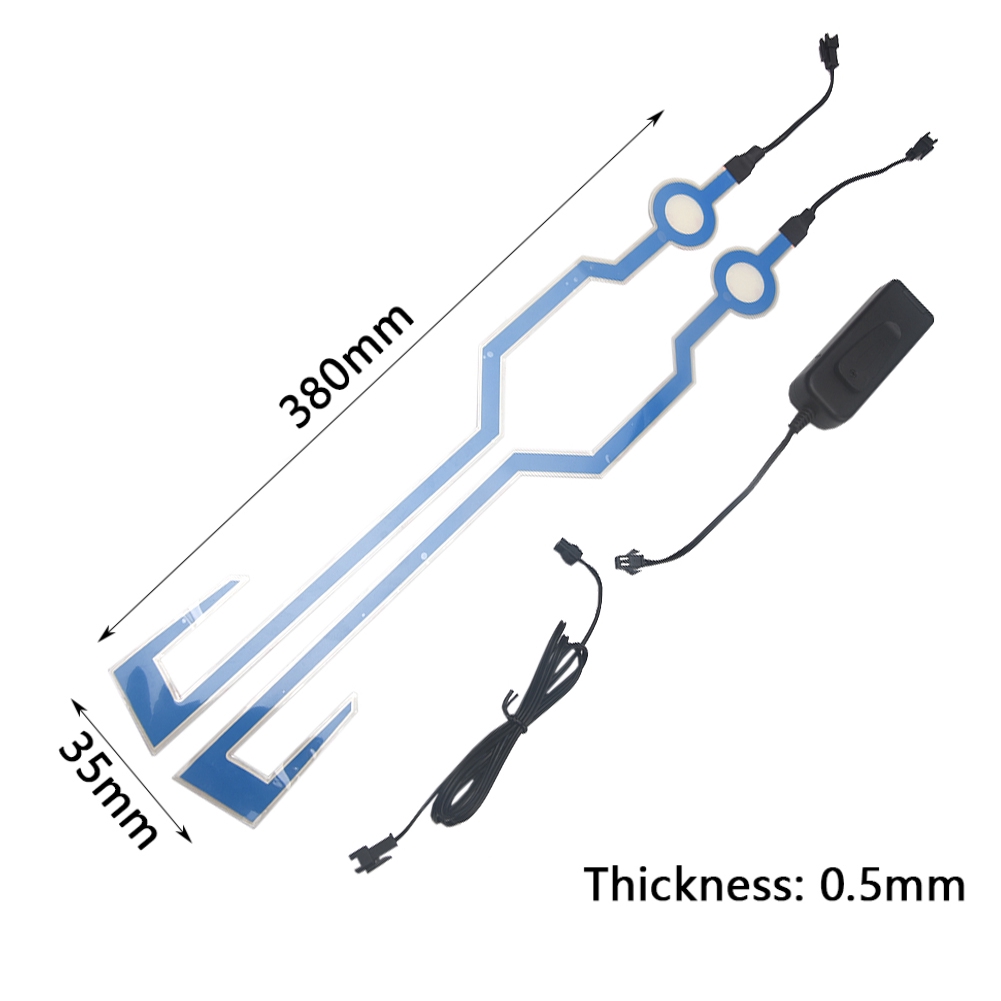 Đèn LED gắn mũ bảo hiểm xe máy chất liệu siêu bền chống thấm nước