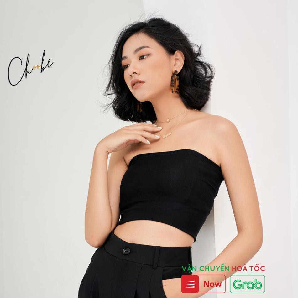 Áo quây ngực Choobe không đệm thun trơn croptop nữ dáng ôm màu trơn không dây -A15 đẹp ⭐