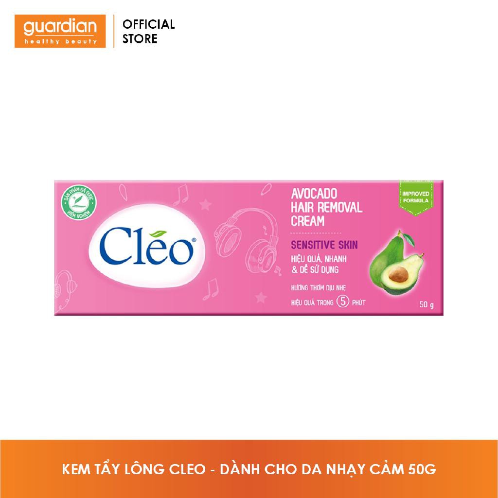 Kem Bơ Tẩy Lông CLEO Cho Da Nhạy Cảm Avocado Hair Removal Cream - Sensitive Skin 50g