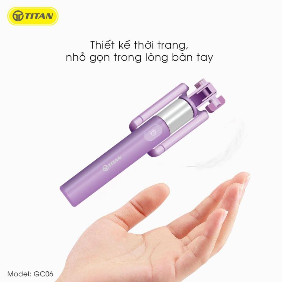 Gậy chụp ảnh Jack 3.5mm Titan GC06 - Bảo hành 12 tháng 1 đổi 1