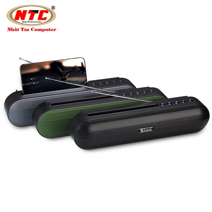 Loa bluetooth soundbar Kisonli KS-1988 siêu trầm TWS kết nối cùng lúc 2 loa - tích hợp chế độ EQ cho dãy âm thanh khác n