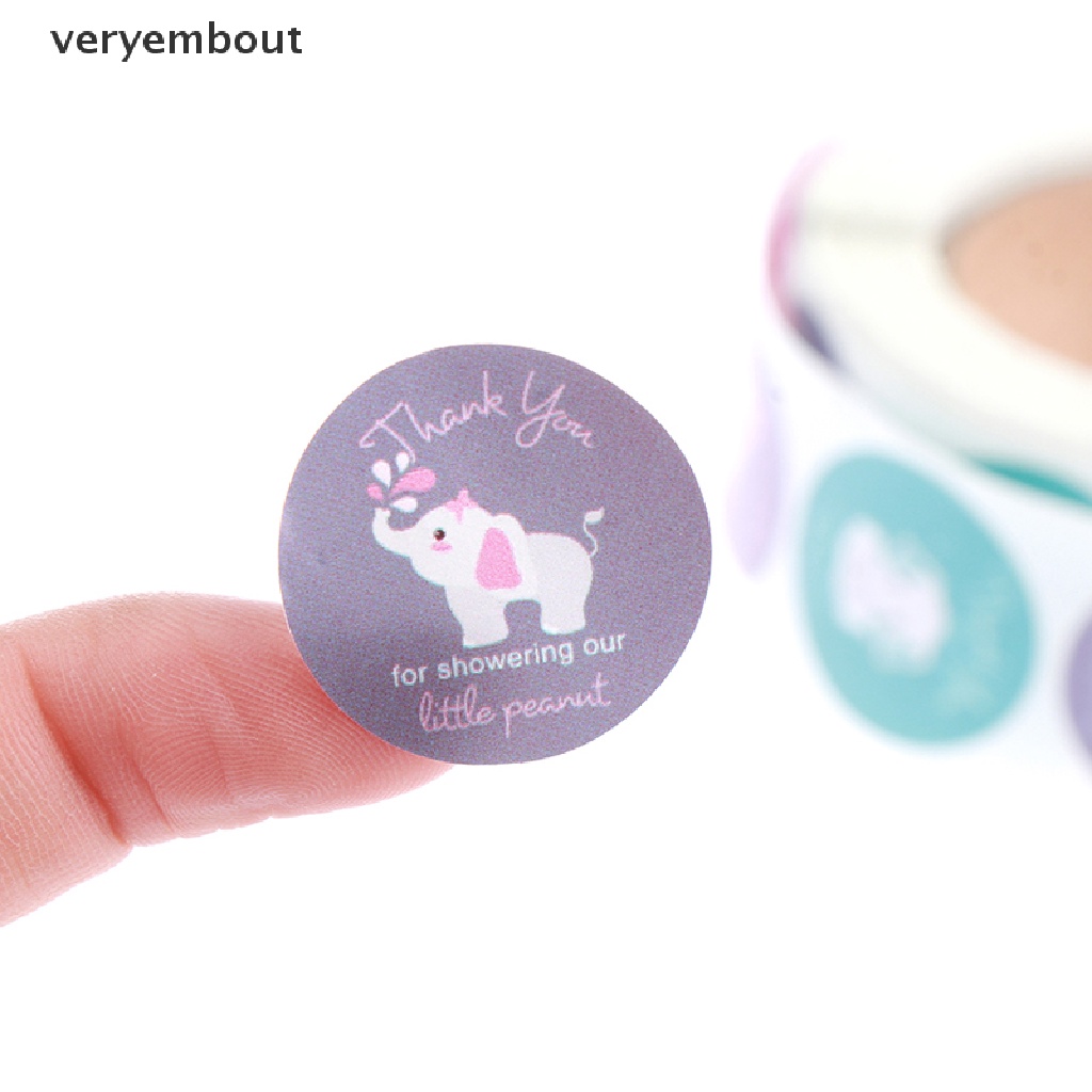 1 Cuộn 500 Miếng Dán Hình Động Vật Đục Lỗ Dễ Thương Cho Bé