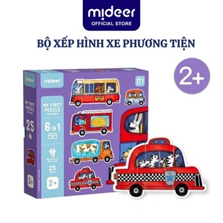 Đồ Chơi Ghép Hình Cho Bé Mideer My First Puzzle Transport